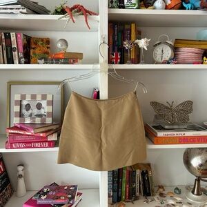 Moschino Tan Mini Skirt